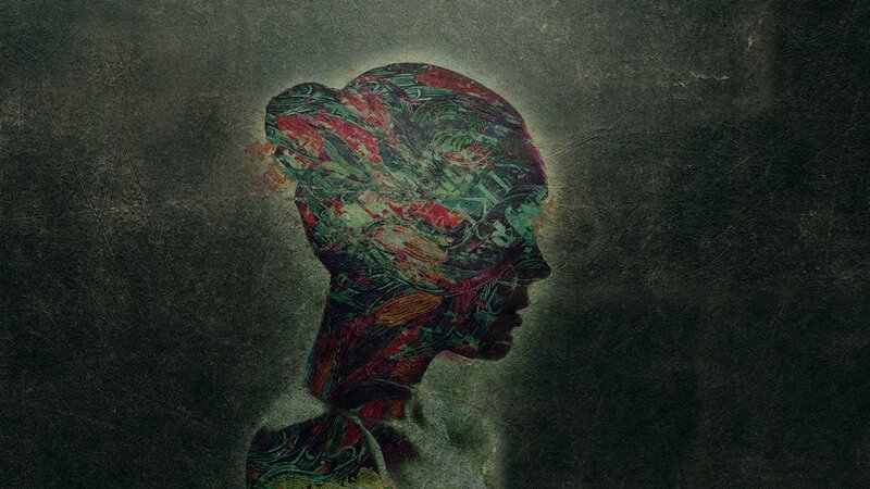 Silhouette of a Person — Green, Dark