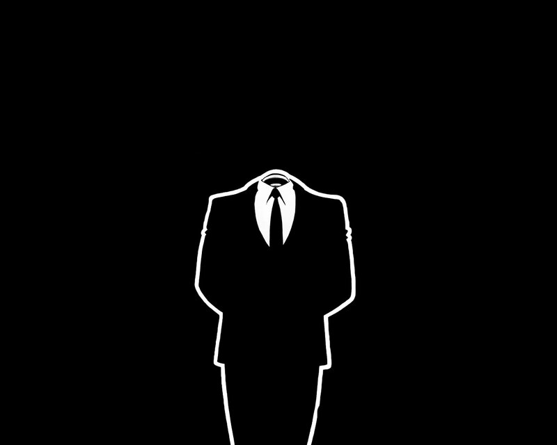 silhouette of a person in a suit