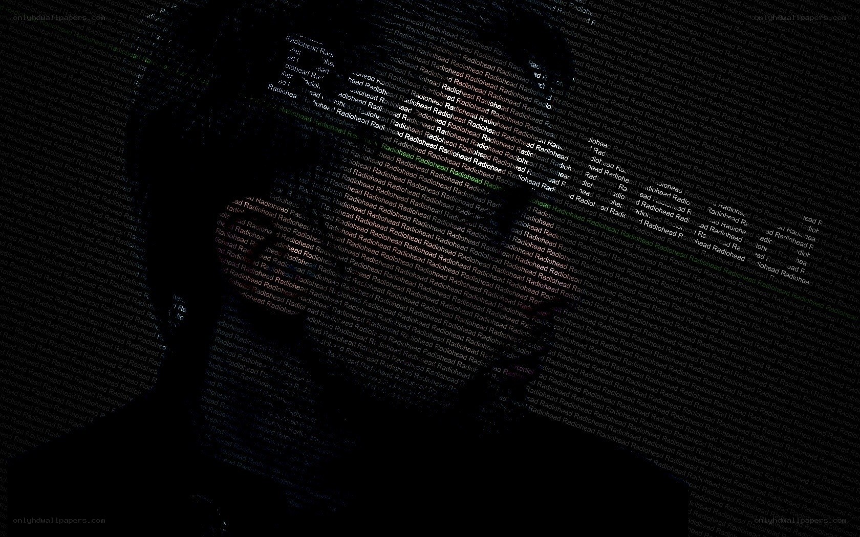Silhouette of a person in code