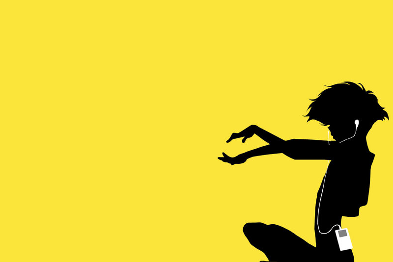 silhouette of a person kneeling