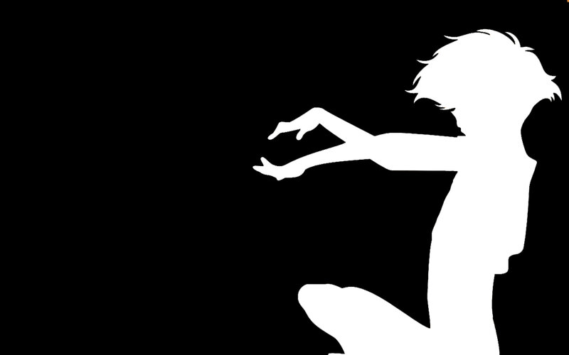 silhouette of a person reaching out