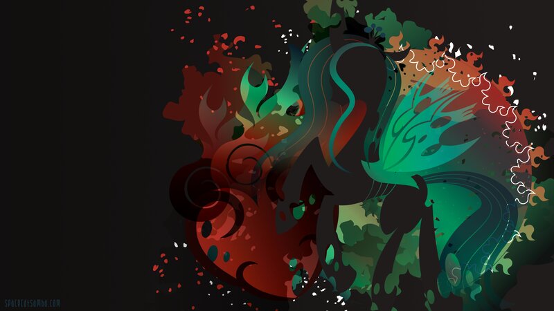 Silhouette of a Pony — Black, Dramatic, Digital Art