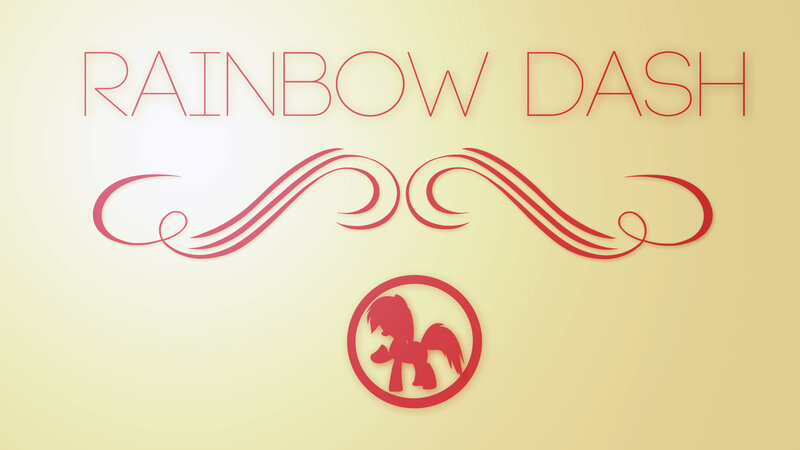Silhouette of a Pony — Red