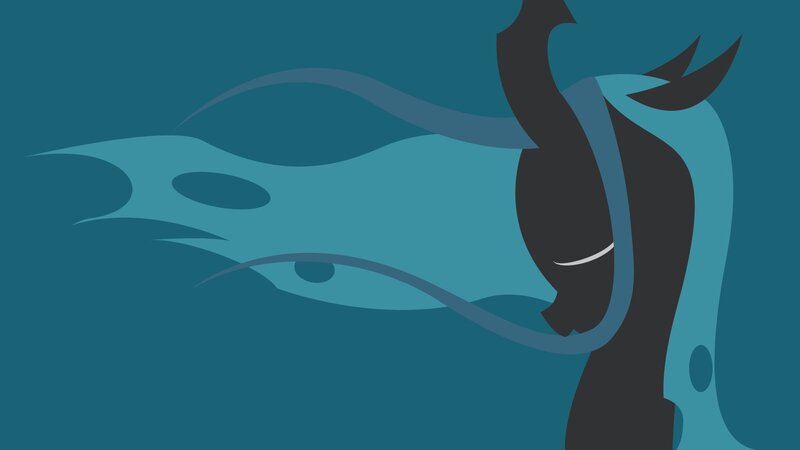 Silhouette of a Pony — Teal