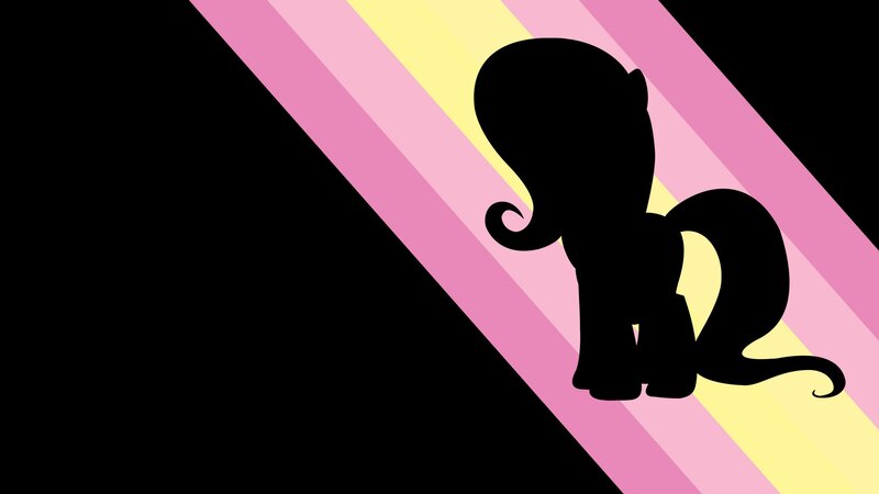 silhouette of a pony