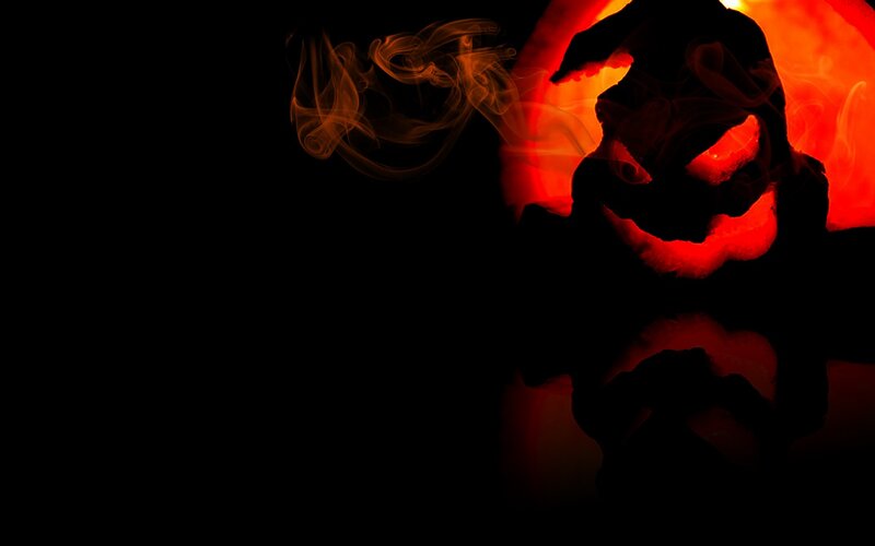 Silhouette of a Pumpkin — Black