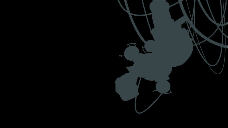 silhouette of a robot