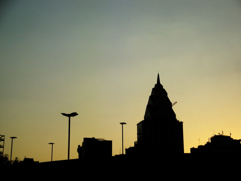 Silhouette of a Skyscraper