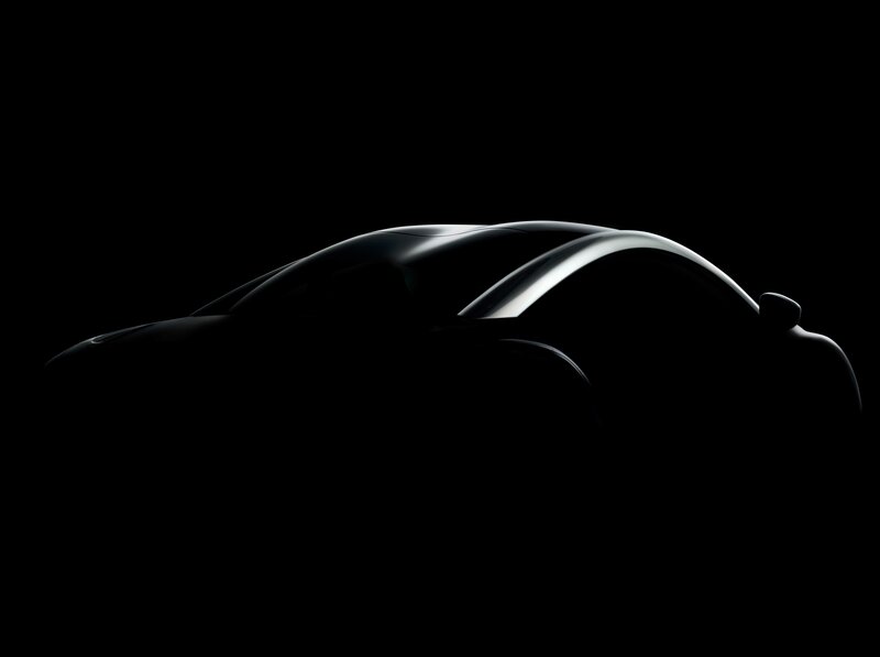 silhouette of a sleek car