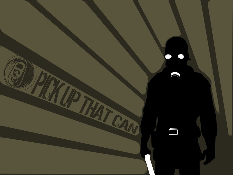 Silhouette of a Soldier — Black, Dramatic