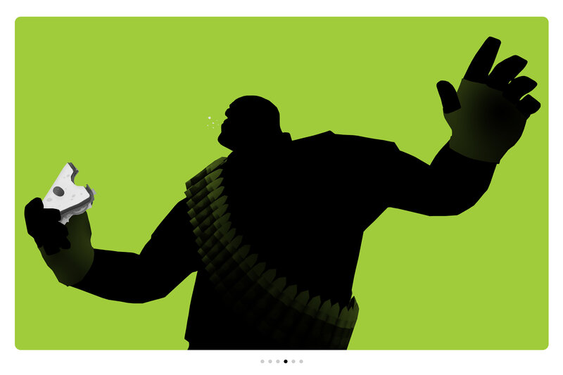 Silhouette of a soldier eating