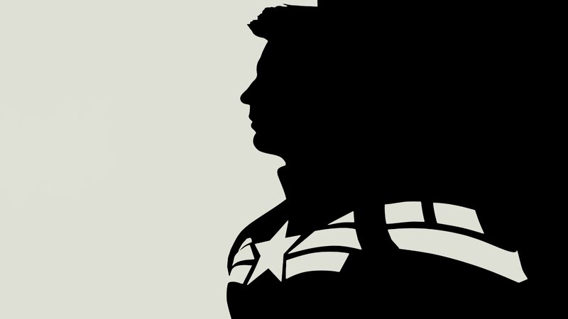Silhouette of a Superhero — Black, Dramatic