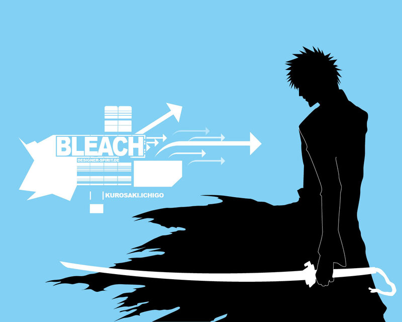 Silhouette of a Swordsman — Blue