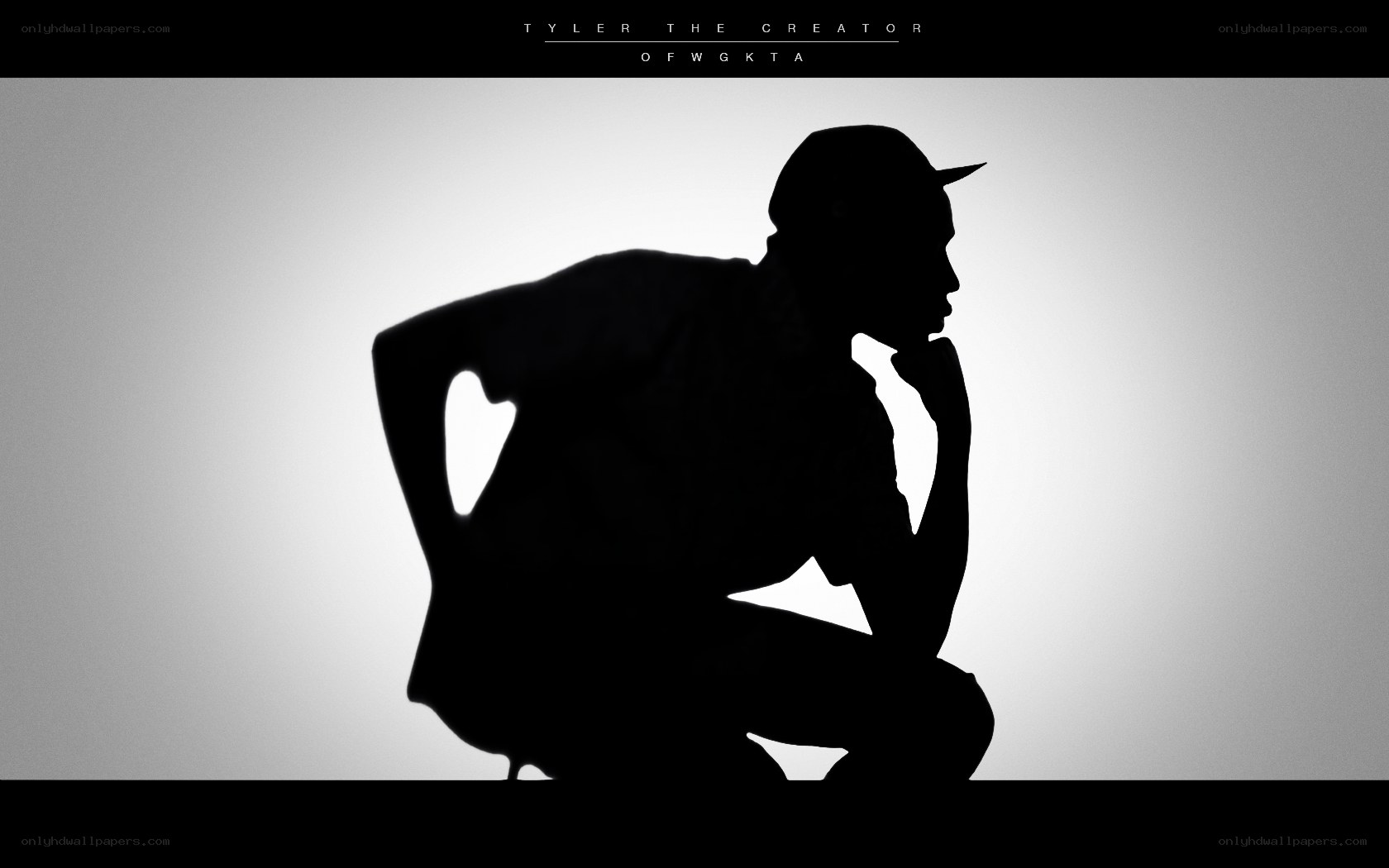 silhouette of a thinker