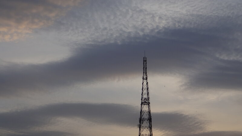 Silhouette of a Tower — Gray