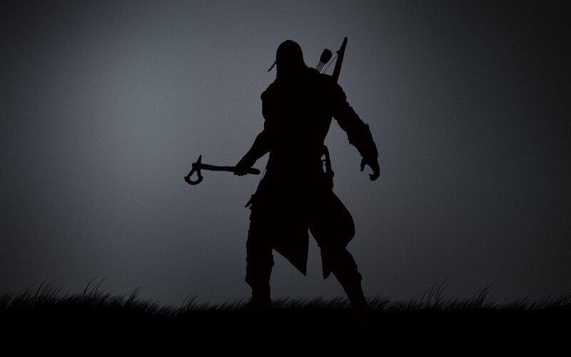 silhouette of a warrior