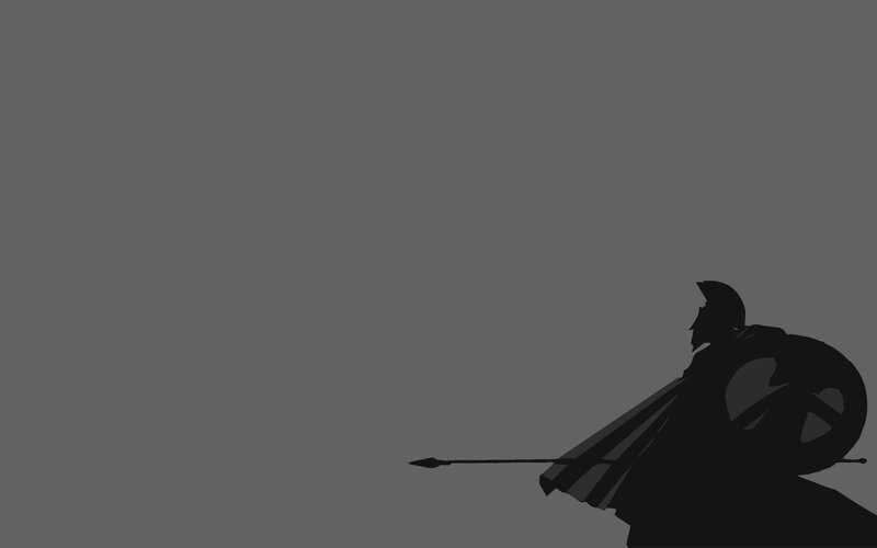 silhouette of a warrior
