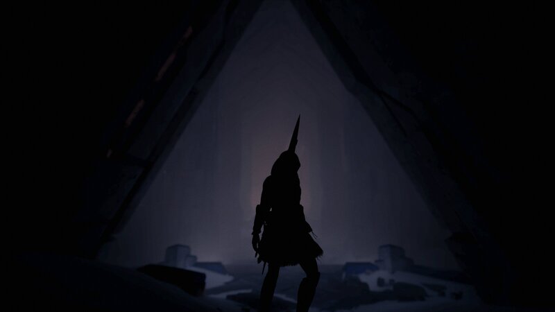 Silhouette of a Warrior — Black, Dramatic, Mysterious