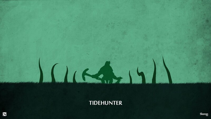 Silhouette of a Warrior — Green, Dramatic, Minimalist