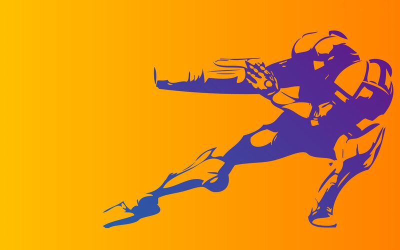 silhouette of a warrior in action