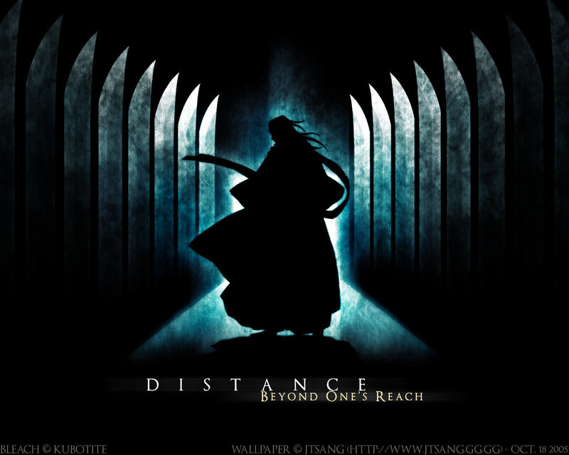 Silhouette of a warrior in darkness