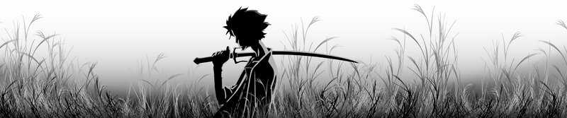 silhouette of a warrior in grass