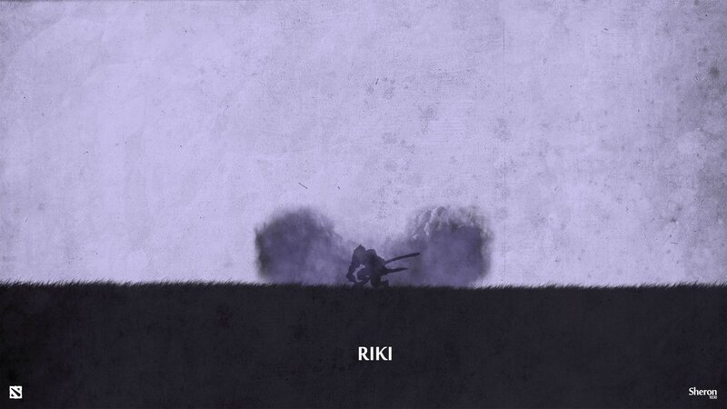 Silhouette of a Warrior — Purple, Dramatic, Digital Art, Sword