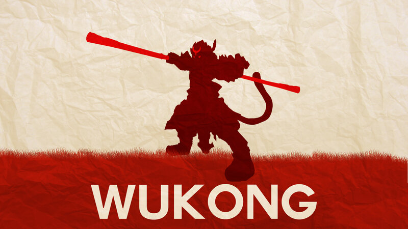 Silhouette of a Warrior — Red, Dramatic, Illustration