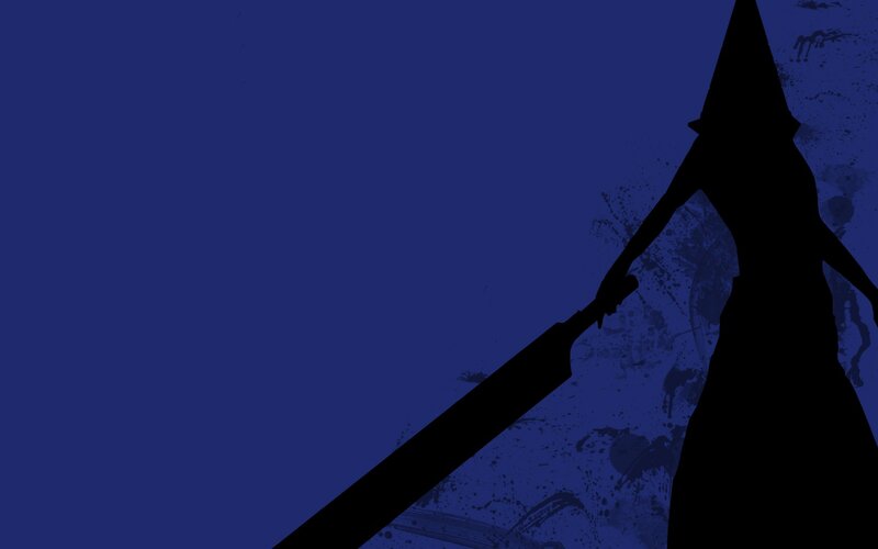 silhouette of a warrior with sword