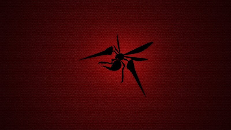 Silhouette of a Wasp