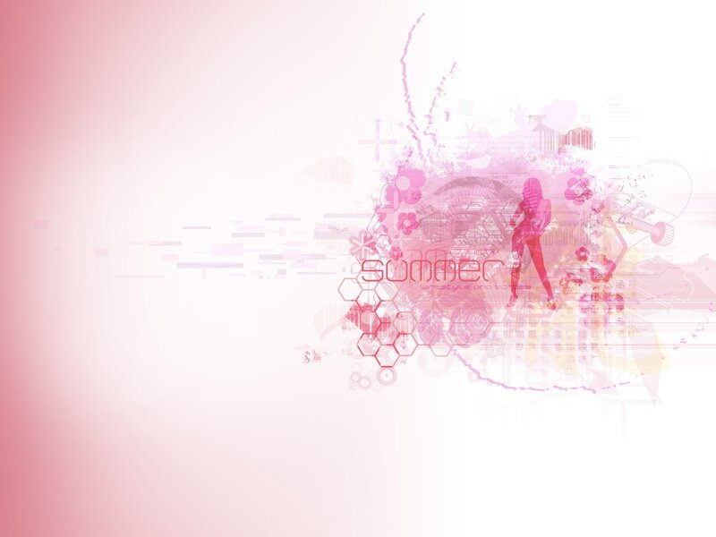 Silhouette of a Woman — Pink, Dreamy