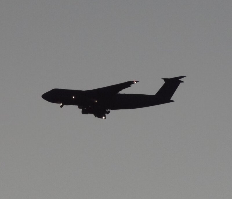 Silhouette of Airplane