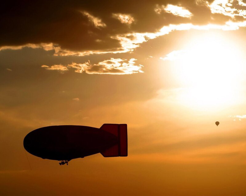Silhouette of Airship