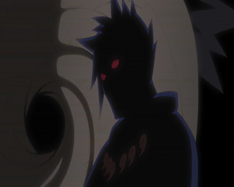 Silhouette of Anime Character — Black, Dramatic, Night