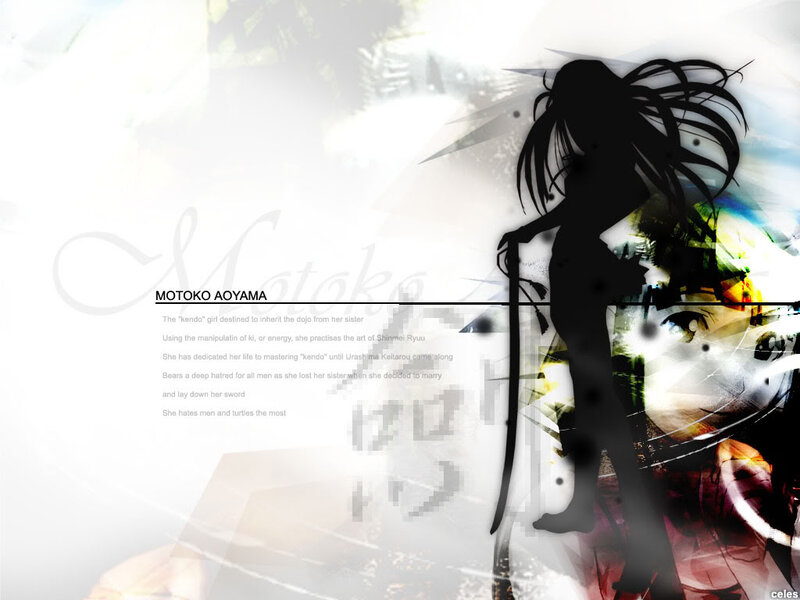 Silhouette of Anime Girl — Black, Dramatic