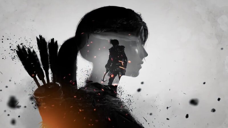 Silhouette of Archer — Black, Dramatic