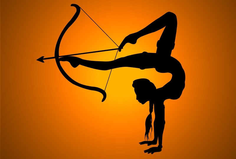 Silhouette of Archer — Orange
