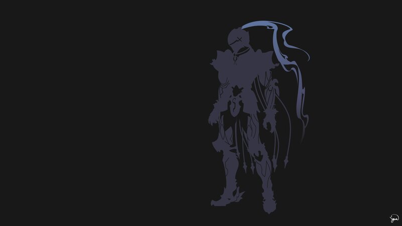 Silhouette of Armored Figure — Black, Dramatic