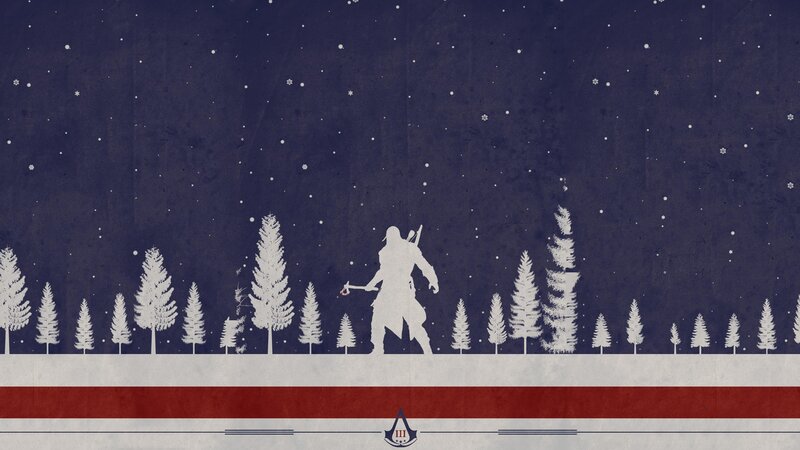 Silhouette of Assassin in Forest