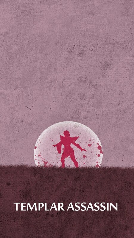 Silhouette of Assassin — Purple, Dramatic