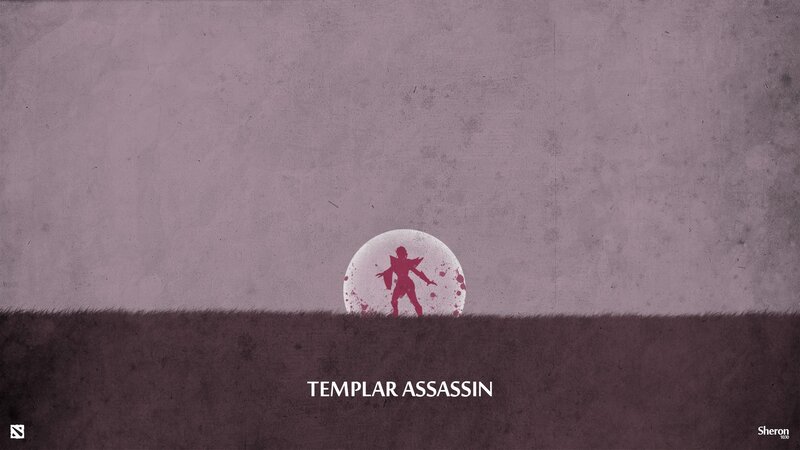 Silhouette of Assassin — Purple