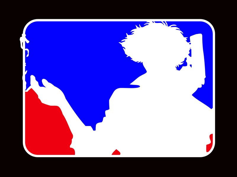 Silhouette of Baseball Player