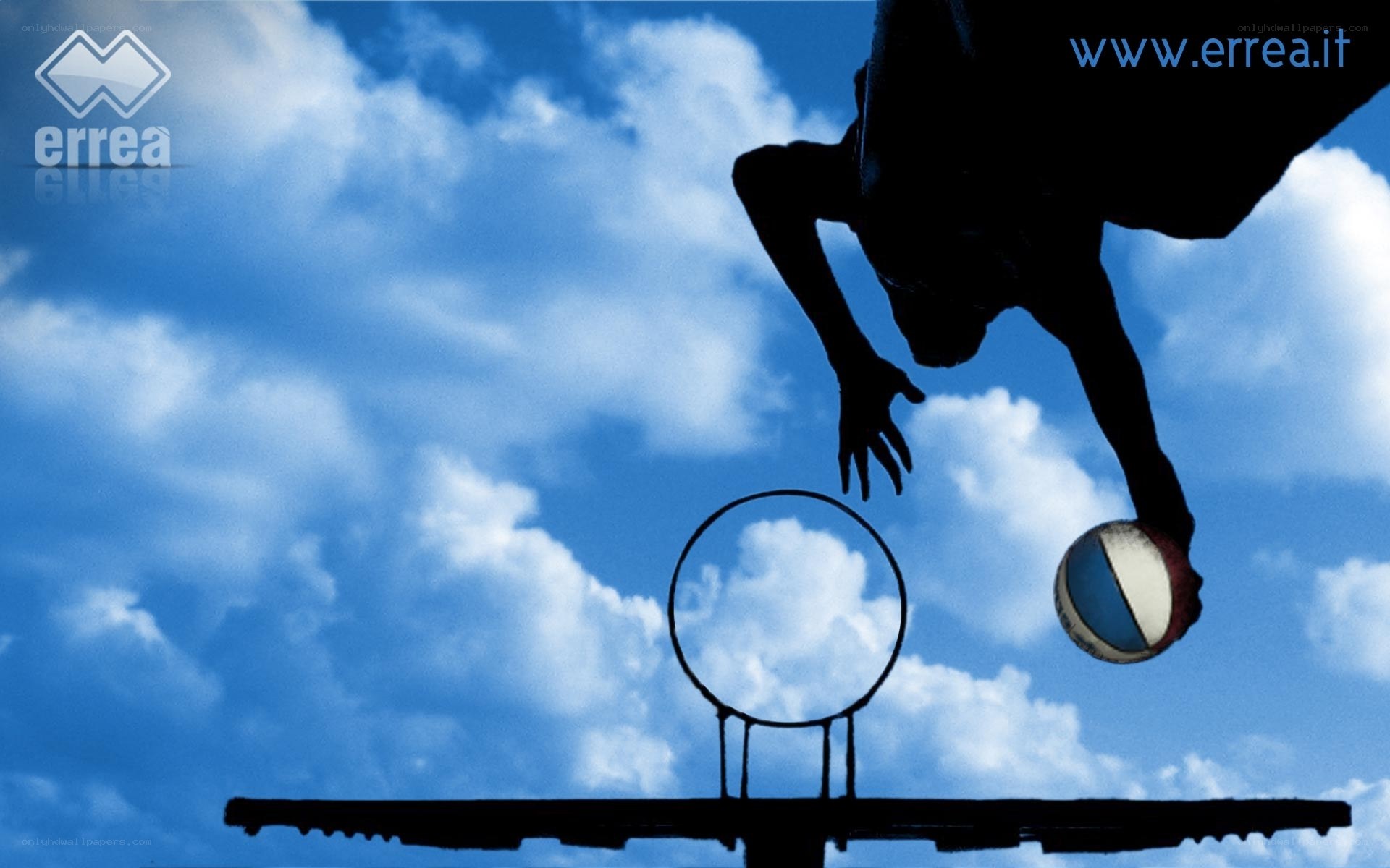 silhouette of basketball player