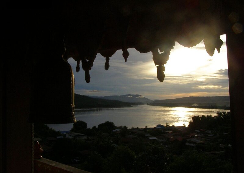Silhouette of Bell and River