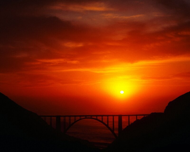 Silhouette of Bridge