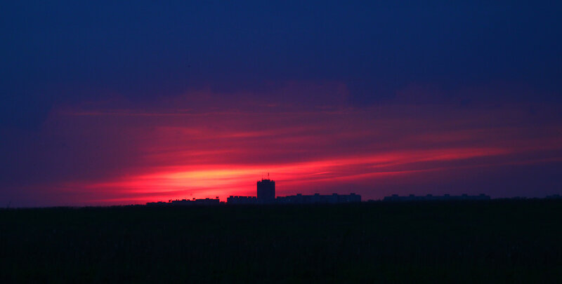 Silhouette of Buildings