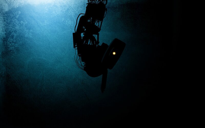 Silhouette of Camera Rig — Blue