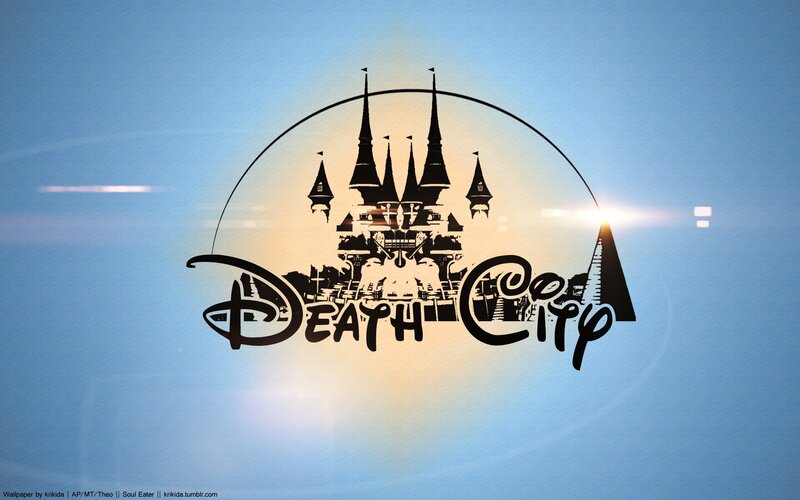 Silhouette of Castle — Blue