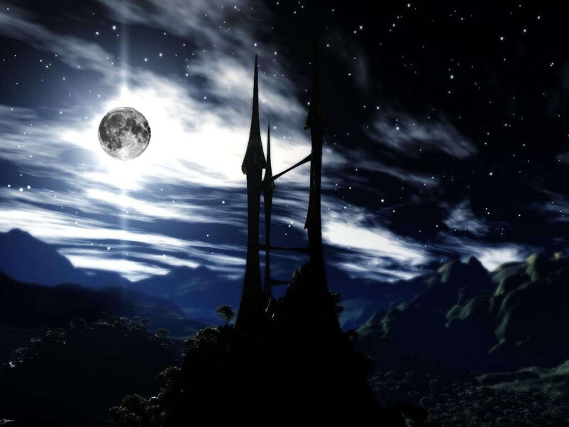 Silhouette of Castle