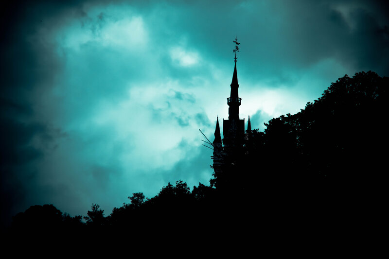 Silhouette of Castle Tower